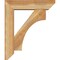 Ekena Millwork Westlake Slat Rough Sawn Bracket w/ Offset Brace, Western Red Cedar, 6"W x 22"D x 26"H BKT0604X22X26WTL06RWR - alternate 3